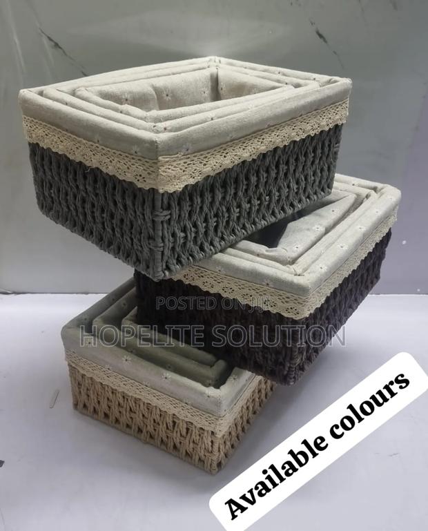 3 in 1 High Quality Weaven Basket - thumbnail 4