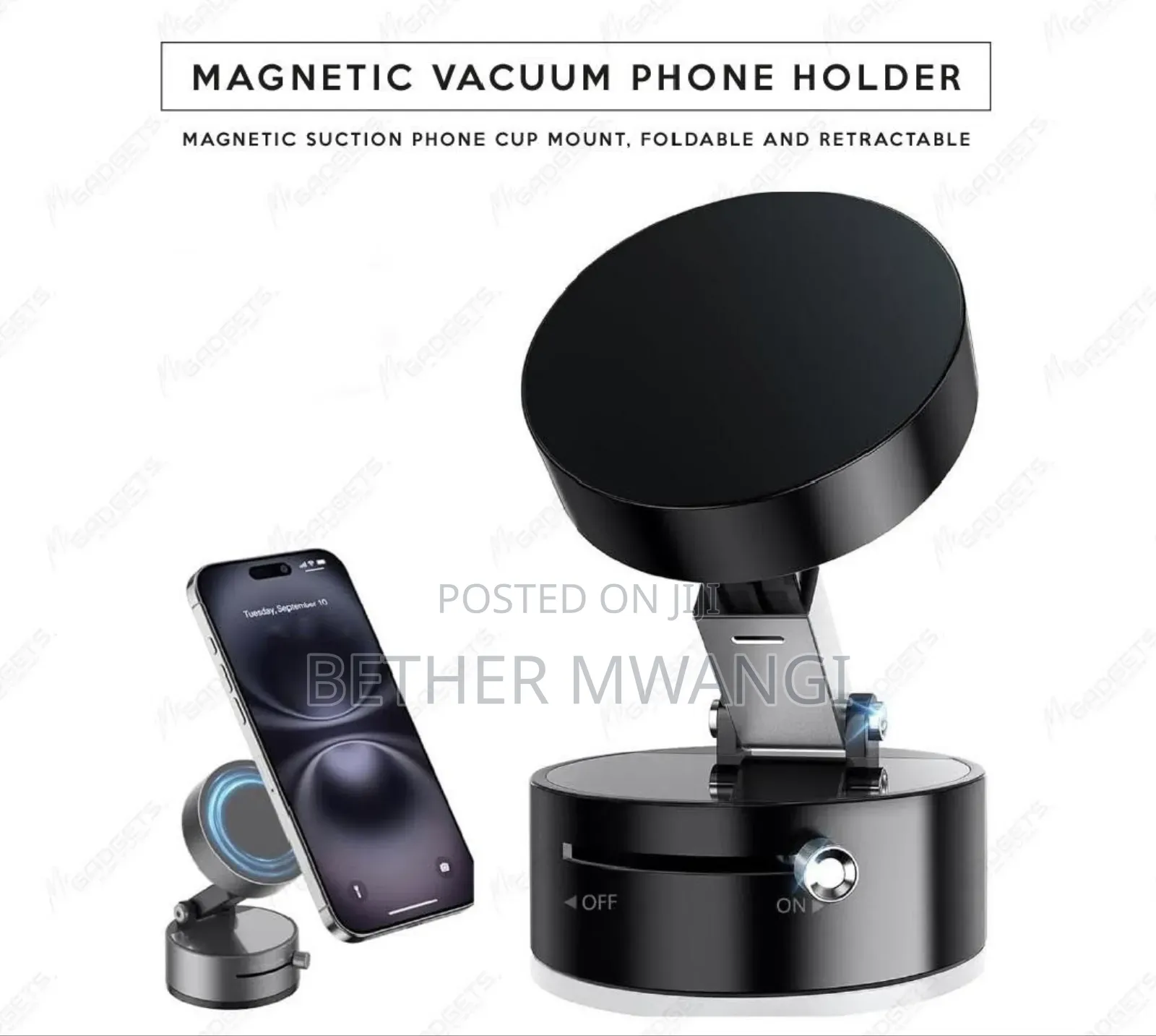 Magnetic Vacuum Phone Holder in Kenya