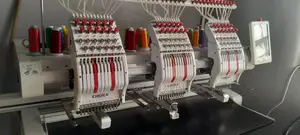 3 Heads, 12 Needles Embroidery Machine