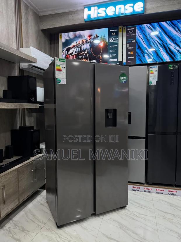 Hisense 518 Liters Side by Side Fridge No Frost Dispenser - main view