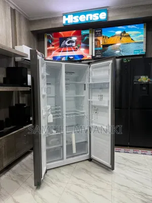 Hisense 518 Liters Side by Side Fridge No Frost Dispenser