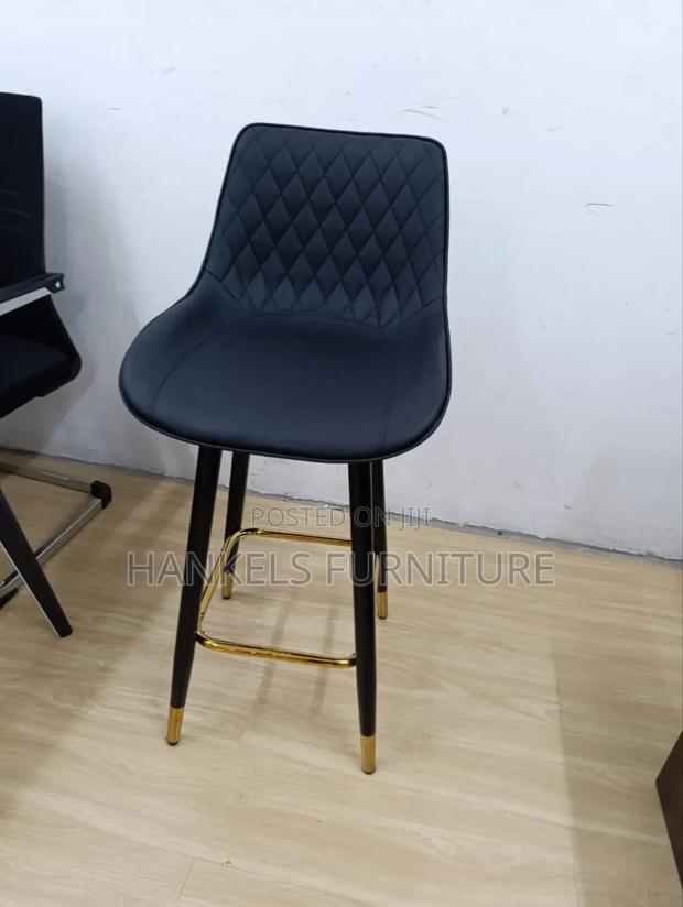 Modern Black Stool - thumbnail 2