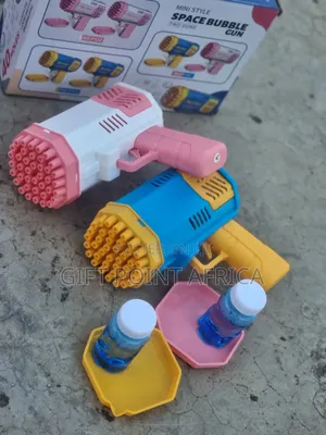 2 in 1 Bubbles Guns in One Box for Kids