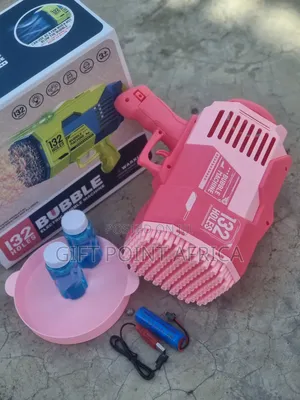 132 Holes Big Rechargeable Bubbles Guns for Kids