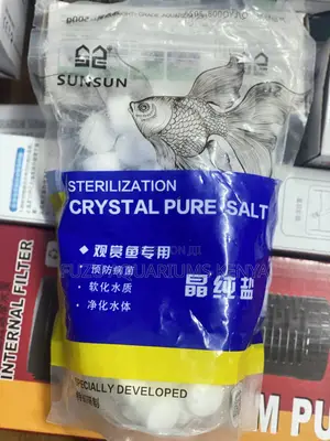 Crystal Clear Water, Healthier Fish!; Aquarium Pure Salt