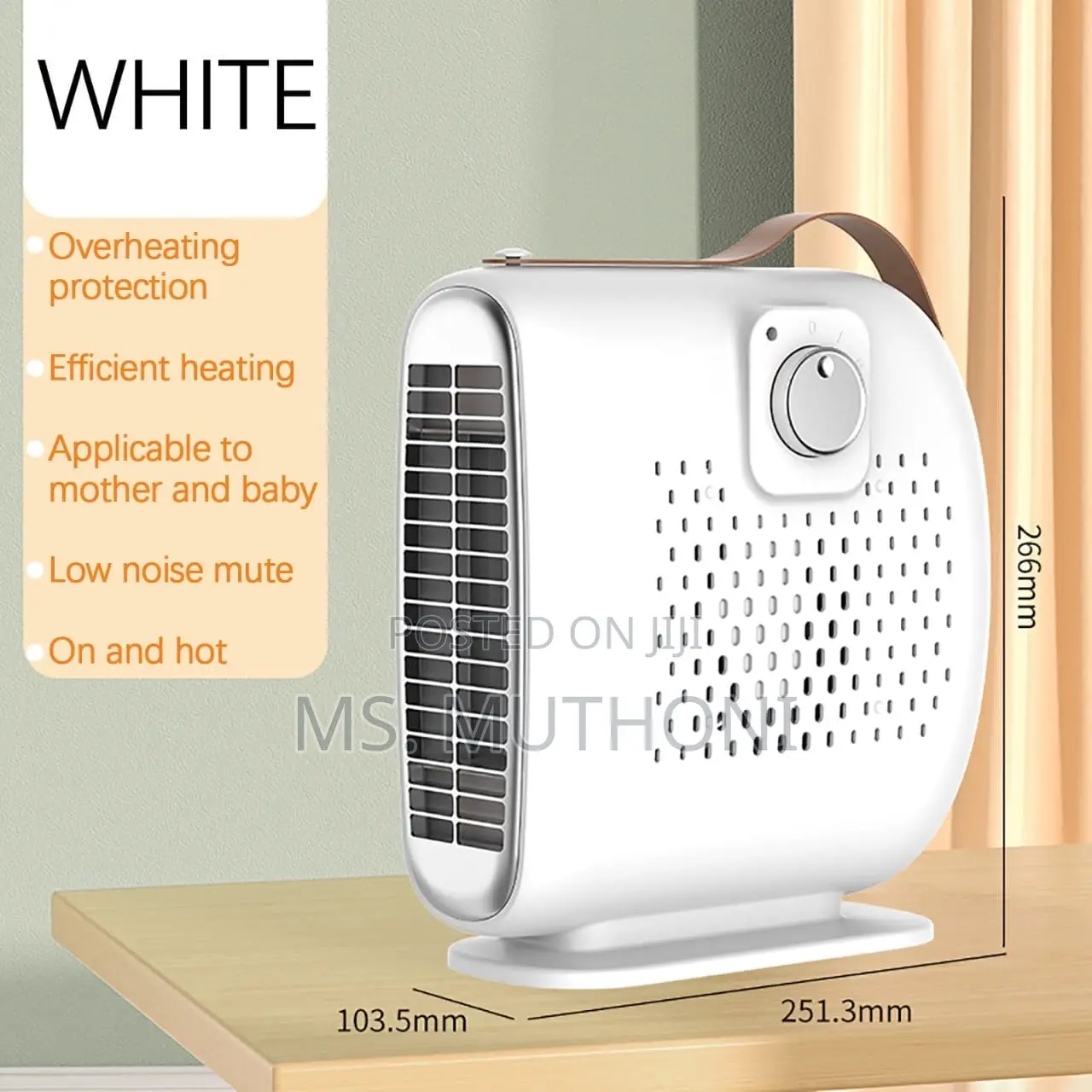 500w Electric PTC Ceramic Heater Fan*