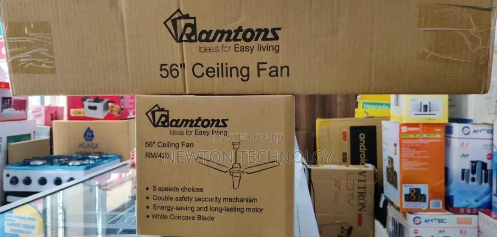 56 Inches Ceiling Fan (Ramtons)