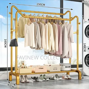 Garment Rack Floor Standing Clothes Rack/ Hanger