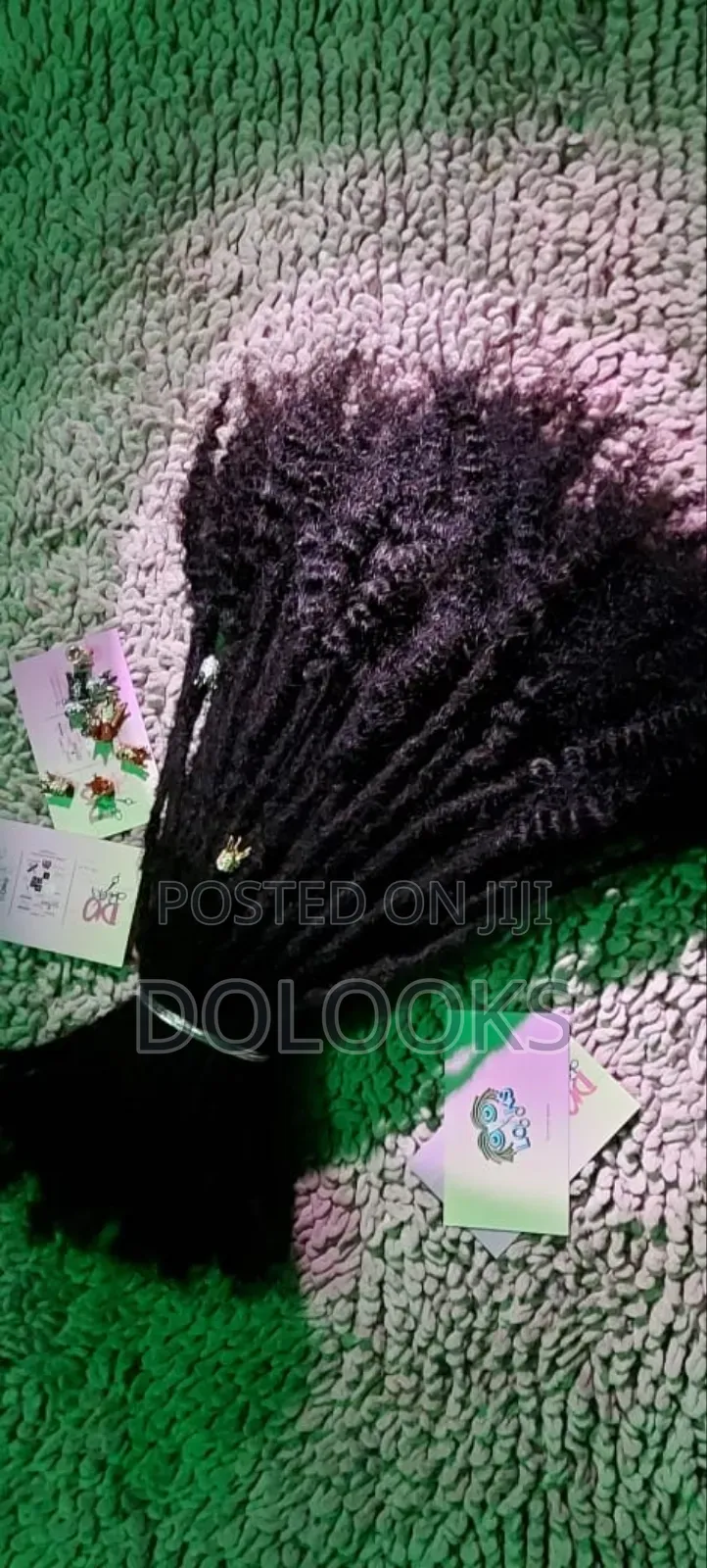 Curly Ends Natural Dreadlocks// Dolooks 8mm X 16inches Long