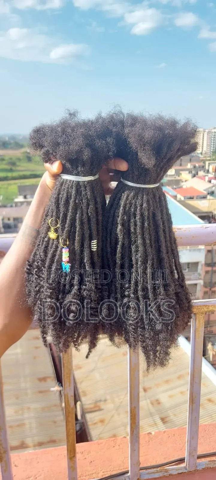 Curly Ends Natural Dreadlocks// Dolooks 8mm X 16inches Long