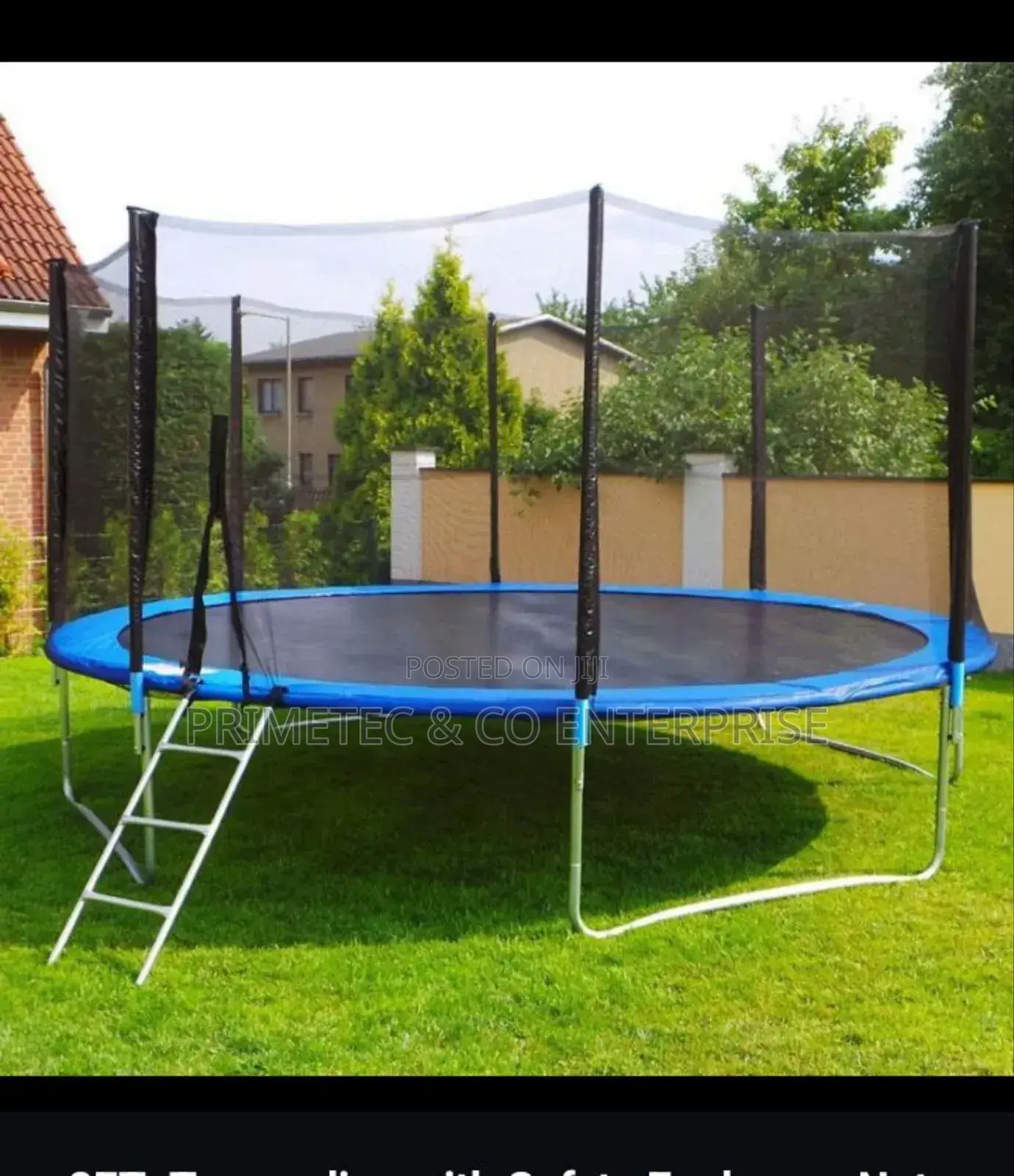 8ft Trampoline With Safety Enclosure Net