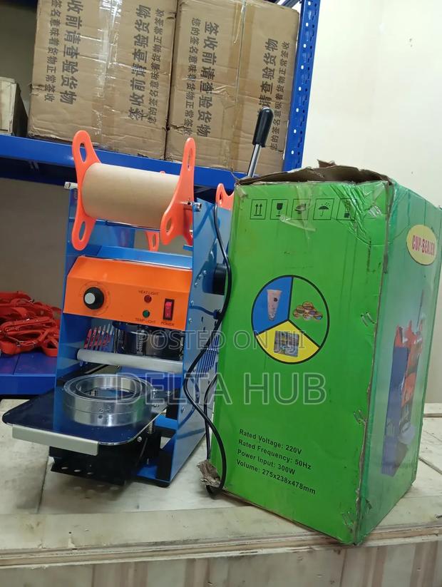 High Efficiency Juice, Yoghurt Cup Sealer Machine - main view