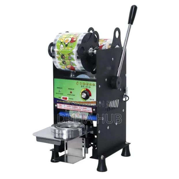 Boba Milk Tea Automatic Sealer Machine for Extra Small Cups - main view