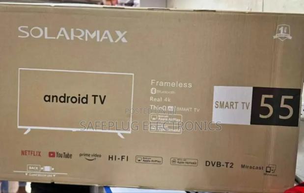 Television Solarmax 55" Smart Android Digital Tv; Brand New - main view