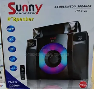 Sunny Soundstar 3.1ch Multimedia Speaker Hd-1961 12000w