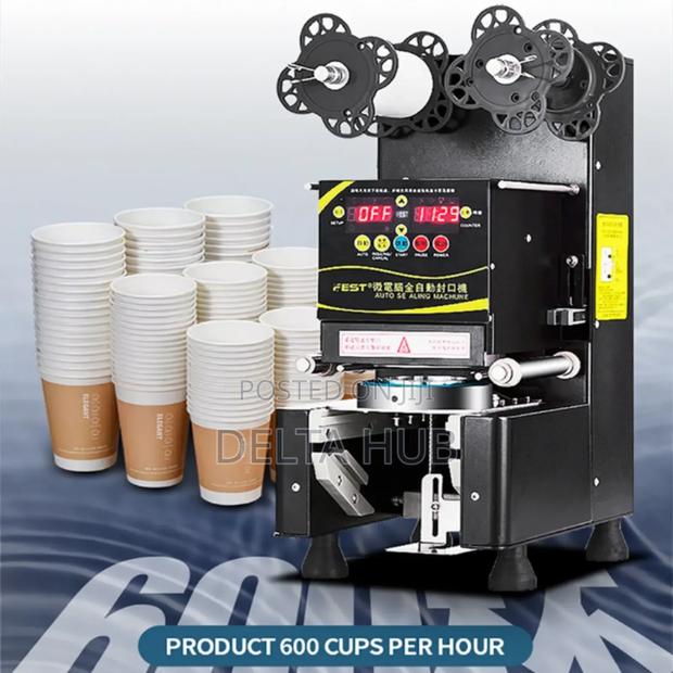 Coffee Hot Drinks Seal Cup Sealer Milk Tea Sealing Machine - main view