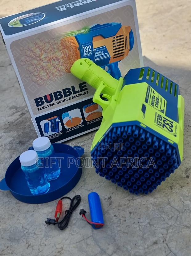 132 Holes Rechargeable Bubbles Machine - thumbnail 4