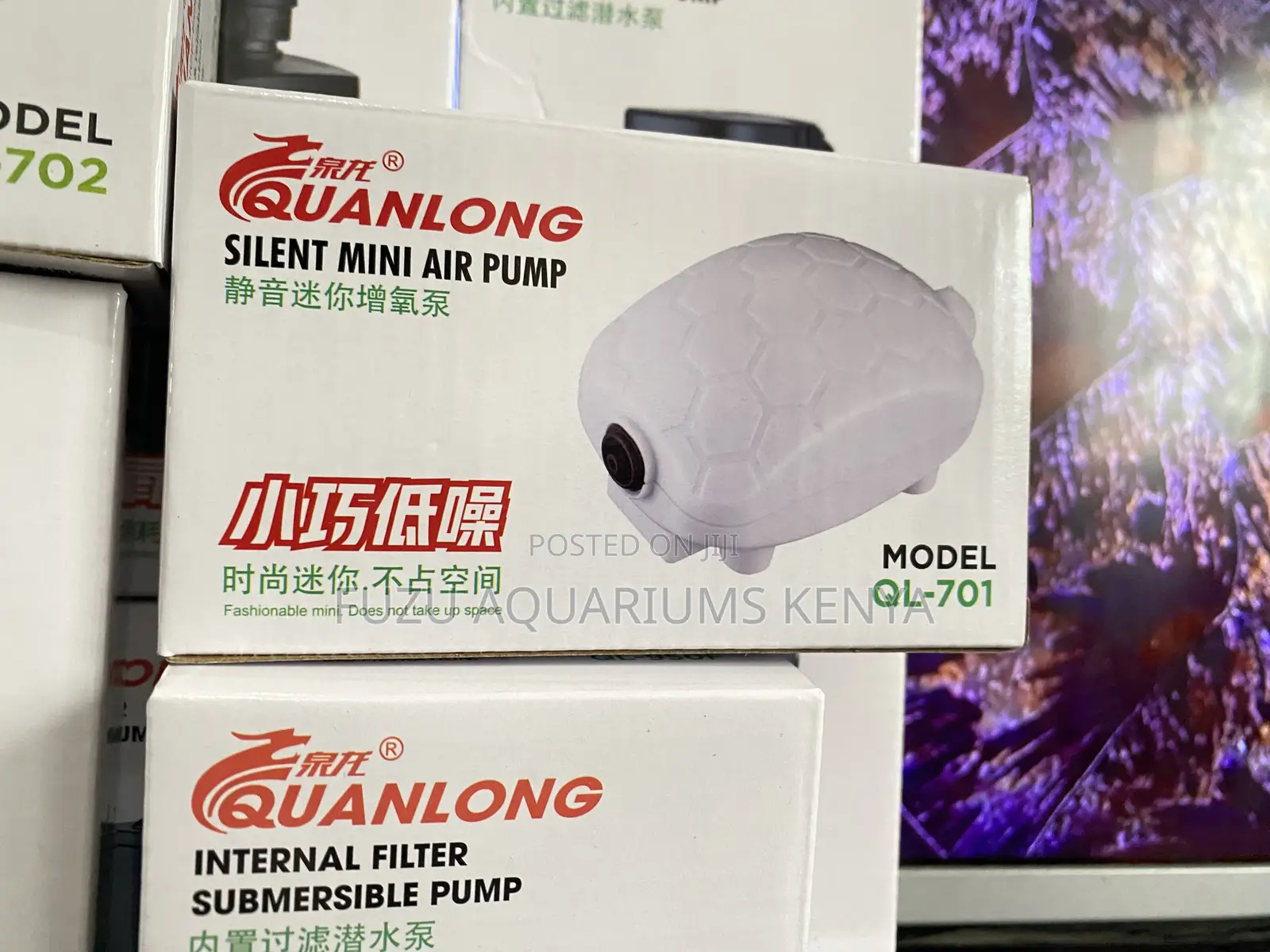 Silent Flow for Happier Healthier Fish, Silent Mini Air Pump