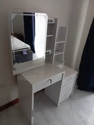 White Sliding Dressing Table