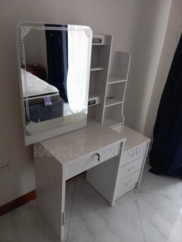 White Sliding Dressing Table - main view