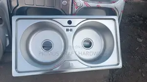 Kitchen Sink With a Tap Hole Double Bowl