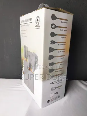 19pcs Silicon Spoons Black and Grey.The Original Version