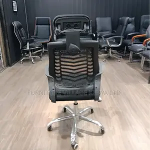 Office Chair:Simple Imported Mesh Headrest Seat With Castor
