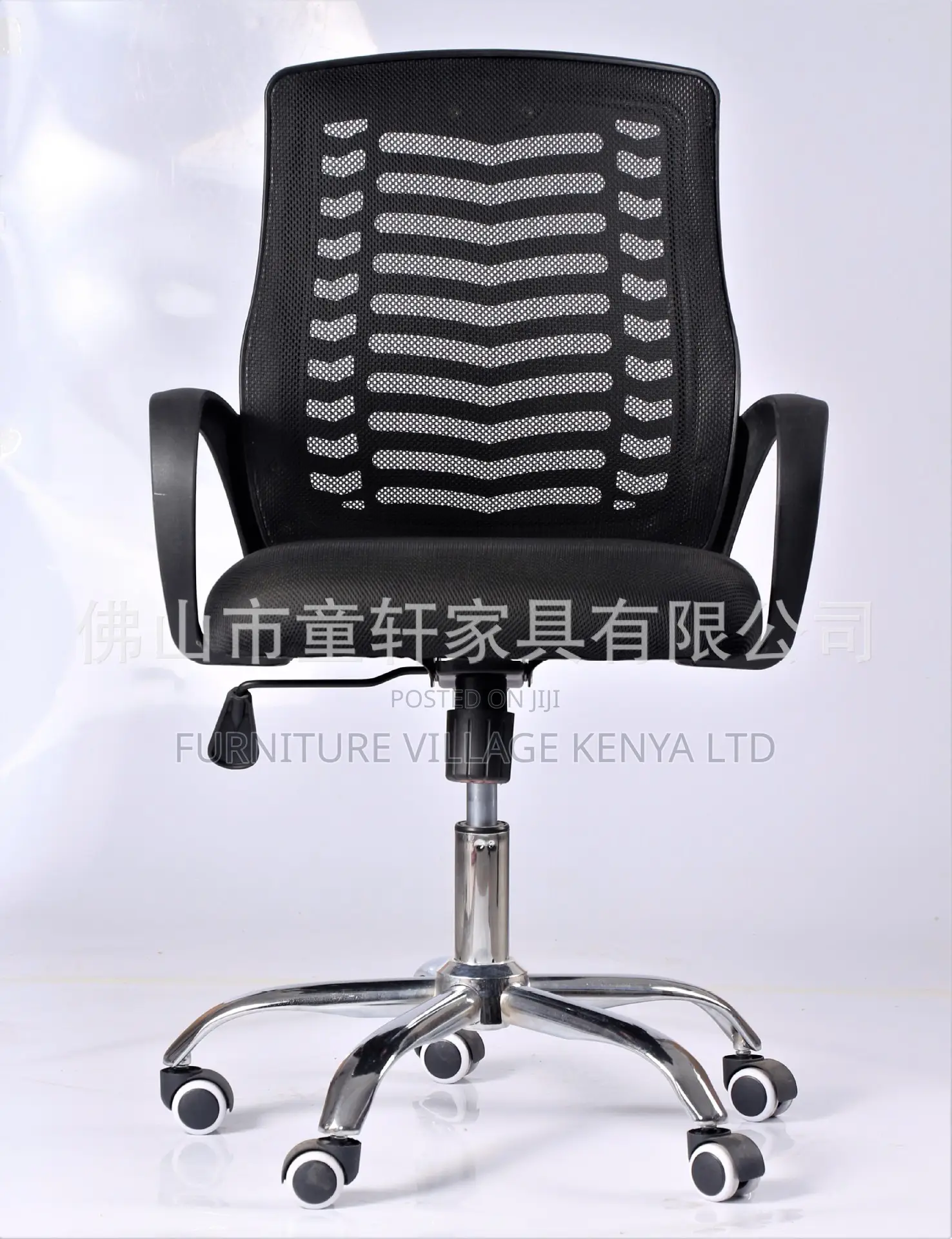 Office Chair:Simple Imported Mesh Headrest Seat With Castor