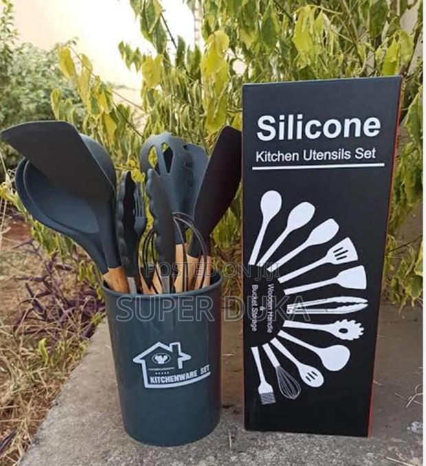 12pcs Silicone Spoon Set Big Size - main view