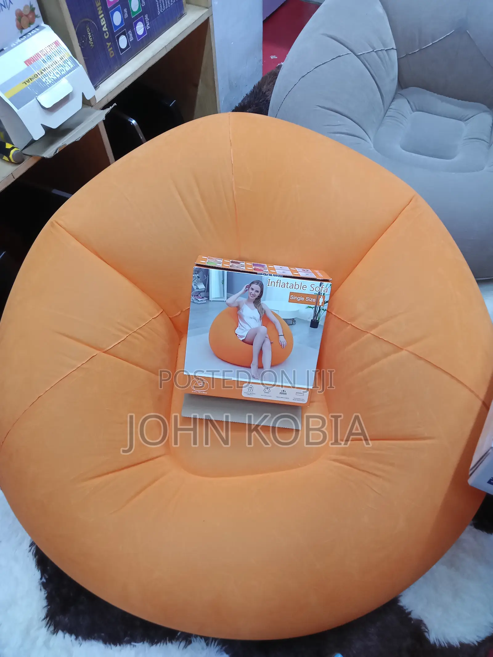 Bean Bags With Free Manual Pump (Inflatable )