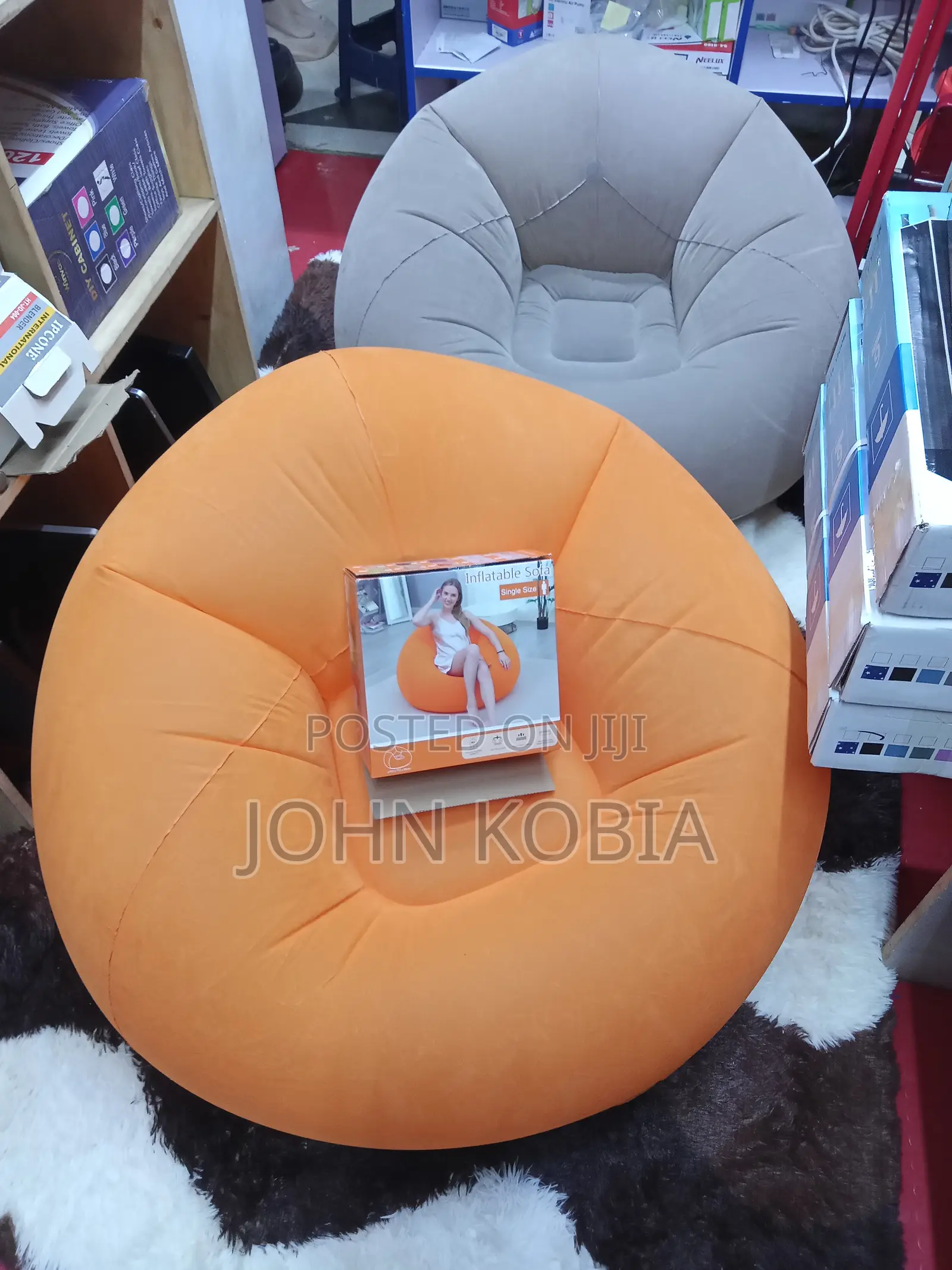 Bean Bags With Free Manual Pump (Inflatable )