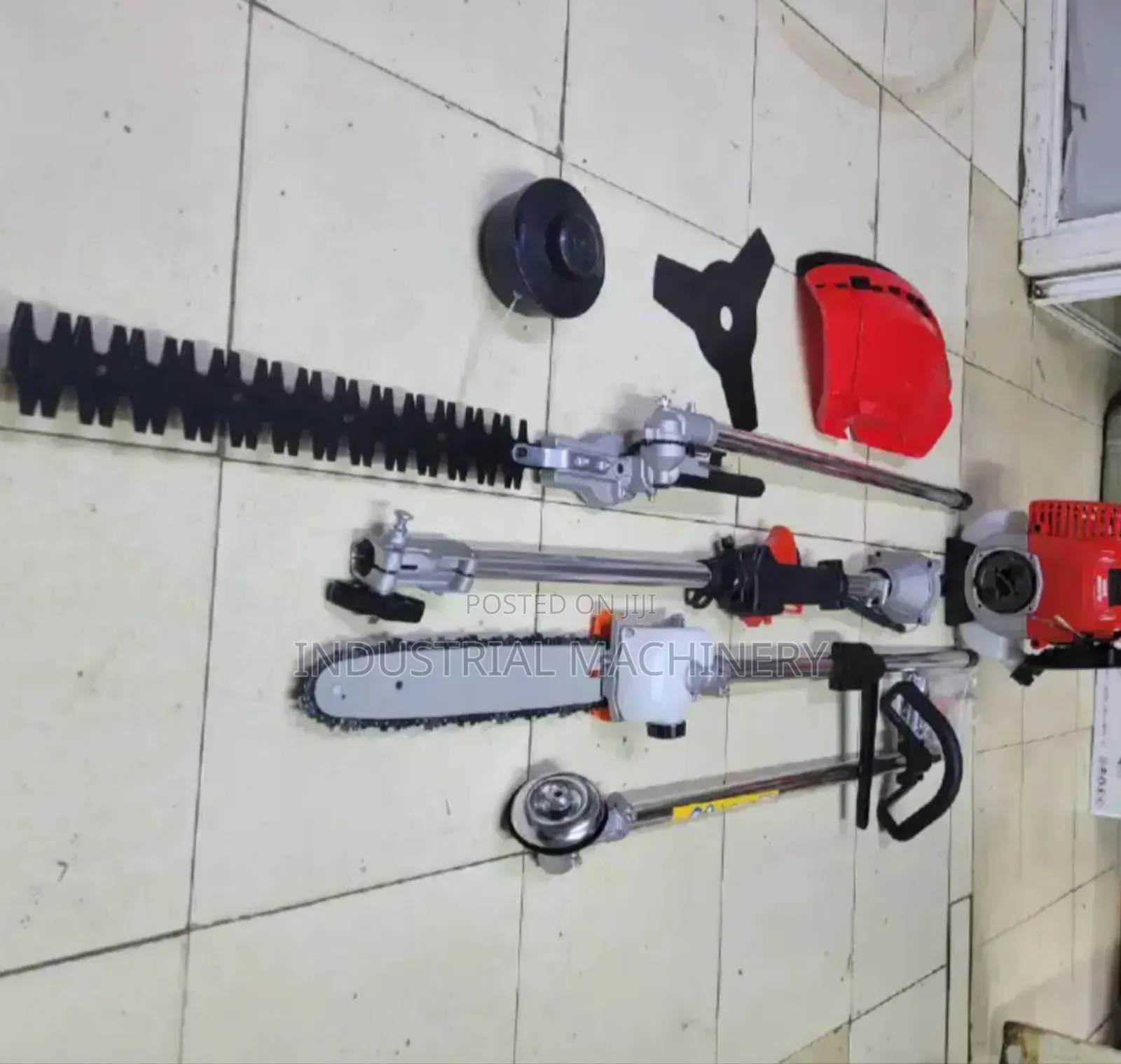 Grass Cutter Machine With Hedge Trimmer/Chain Saw Blade