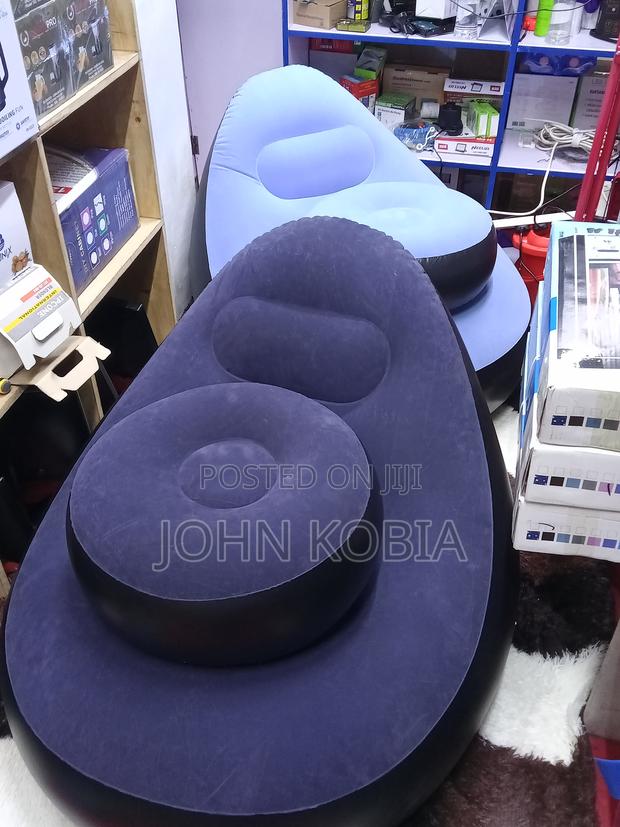 Comfortable Inflatable Sofa With Footrest + Free Manual Pump - thumbnail 3