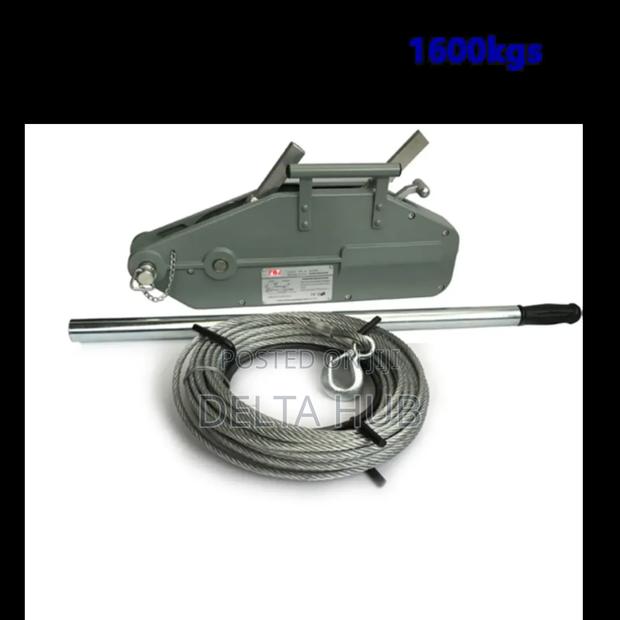 Portable Manual Lift Tirfor 1600kgs Hand Pulley Lever