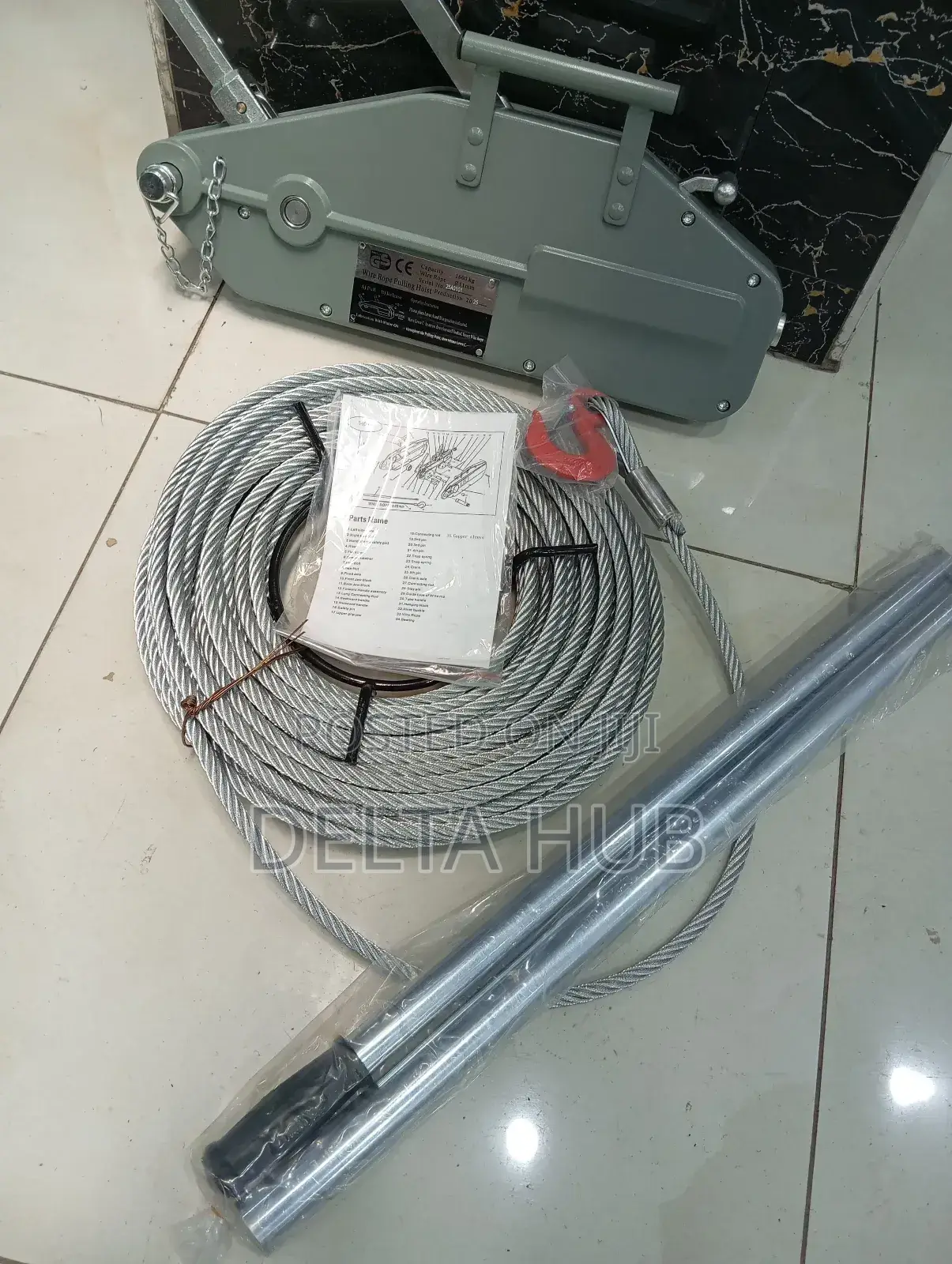 Wire Rope Hoist Tirfor With Manual Cable Puller 1600kgs