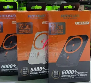 Amaya Apb-W17 Wireless Magnetic Power Bank 5000mah 22.5w