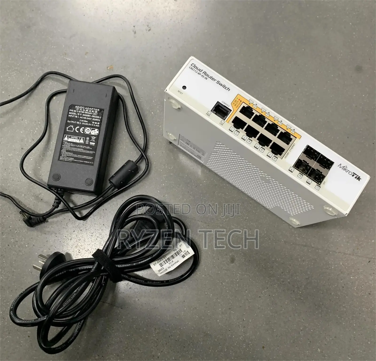 Mikrotik Crs112-8g-4s-in 8x Gigabit Ethernet Smart Switch 4x