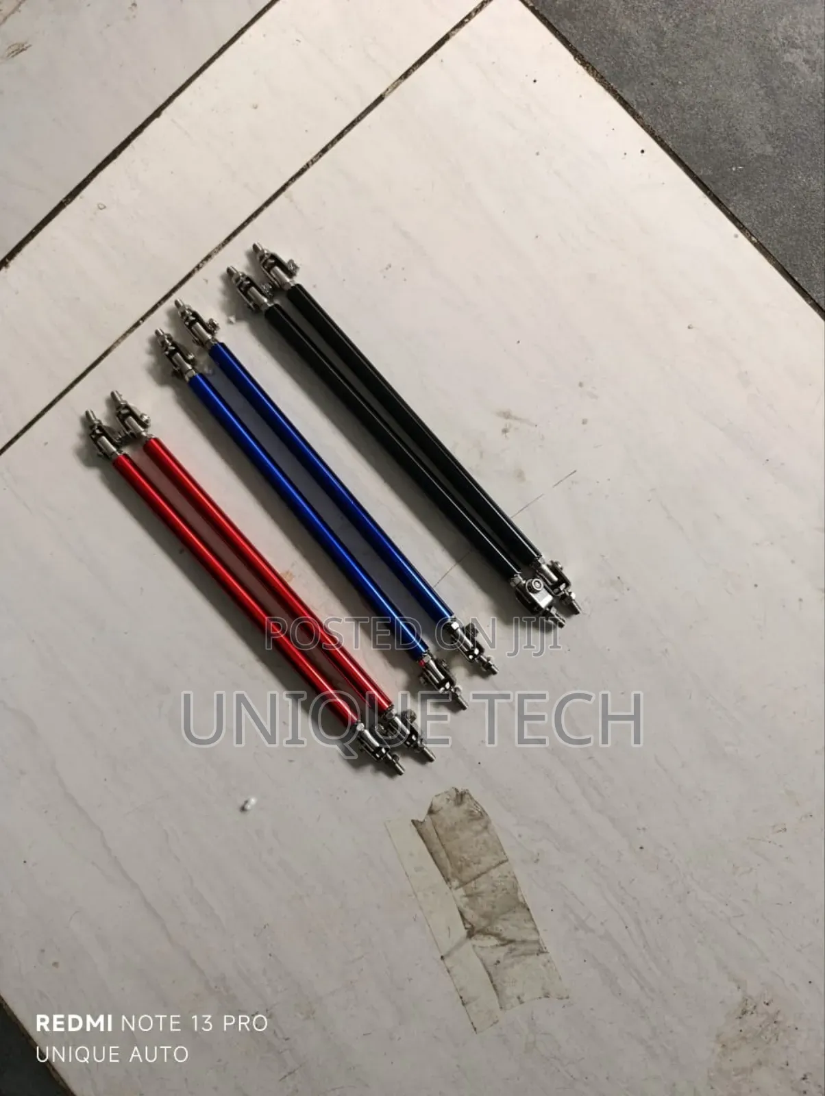 Adjustable Bumper Lip Holder – Strong Strut Rod Pair