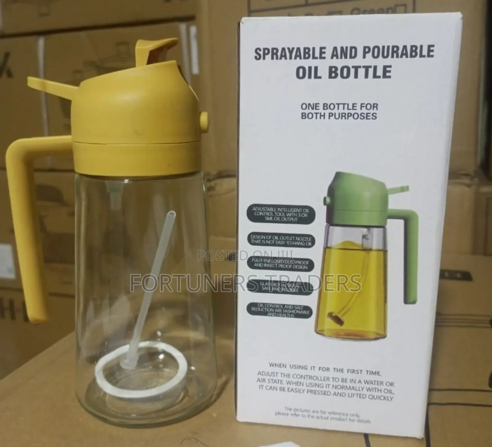 2 in 1 Oil Sprayer, Oil Sprayer 500ml