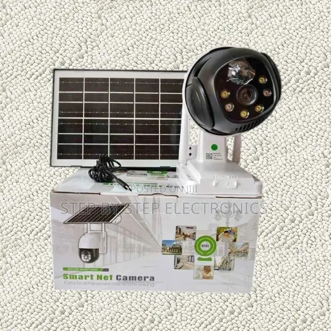 Real Time View 4g Simcard PTZ Rotating Solar Camera