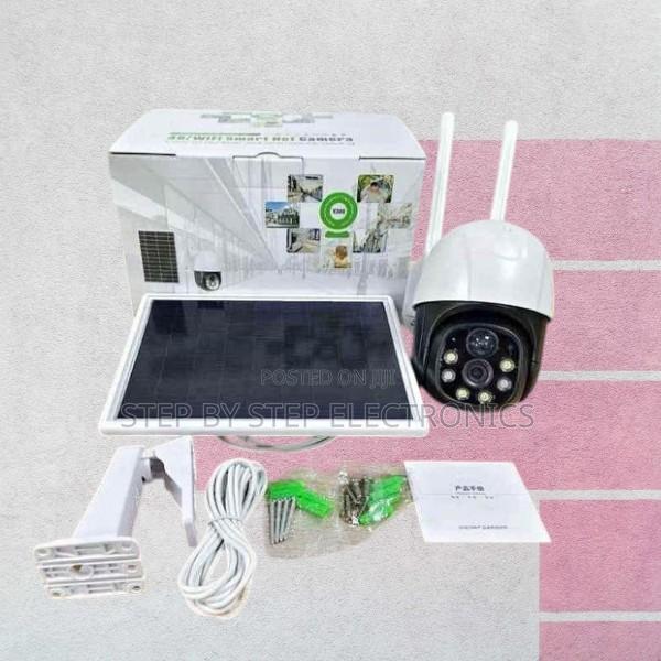 4g Simcard PTZ Rotating Solar Camera With Sd Card Slot