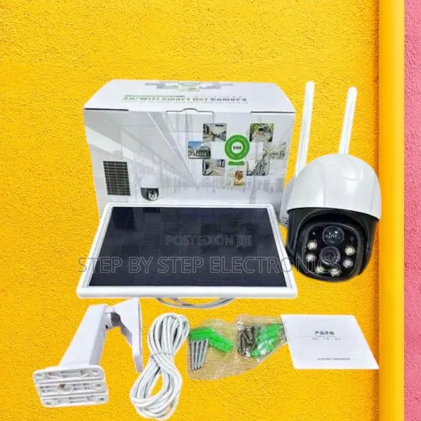 4g Simcard PTZ Rotating Solar Camera With Audio Warning