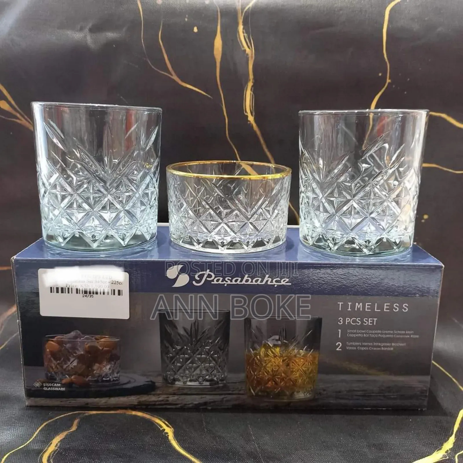 *3 Piece Timeless Glass Set at KSH 2500/-*
2 PCS Crystal