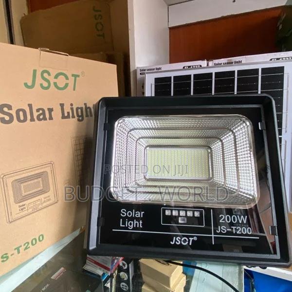 Jsotlamp Solar Floodlight 200 Watts Outdoor Maintenance Free