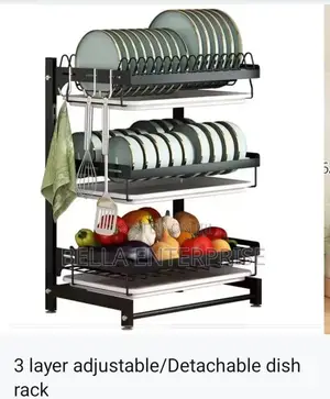 3 Layer Adjustable Dishrack