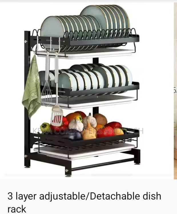 3 Layer Adjustable Dishrack