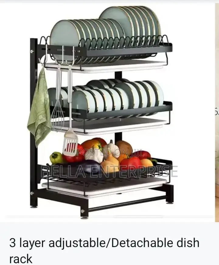 3 Layer Adjustable Dishrack