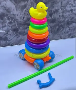 Multicolor Duck Rainbow Tower