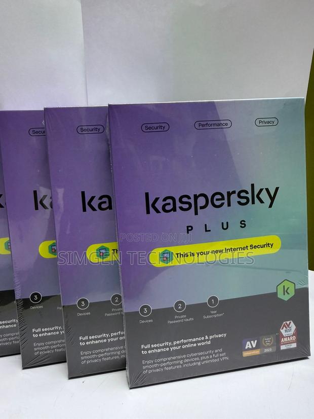 Kaspersky Plus Internet Security 3 Users - main view