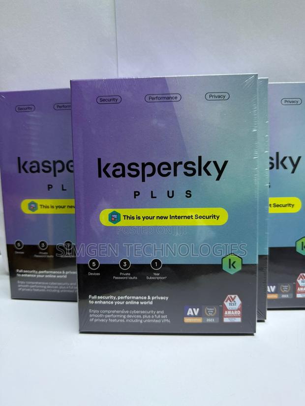 Kaspersky Plus Internet Security 5 Users - main view
